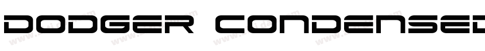 Dodger Condensed Italic字体转换